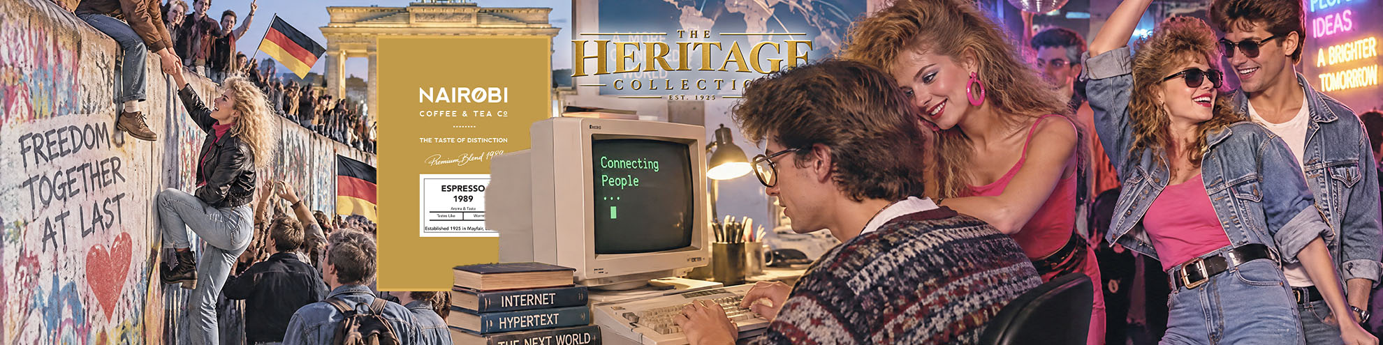 The 1989 Espresso — Heritage Collection ground coffee and coffee beans