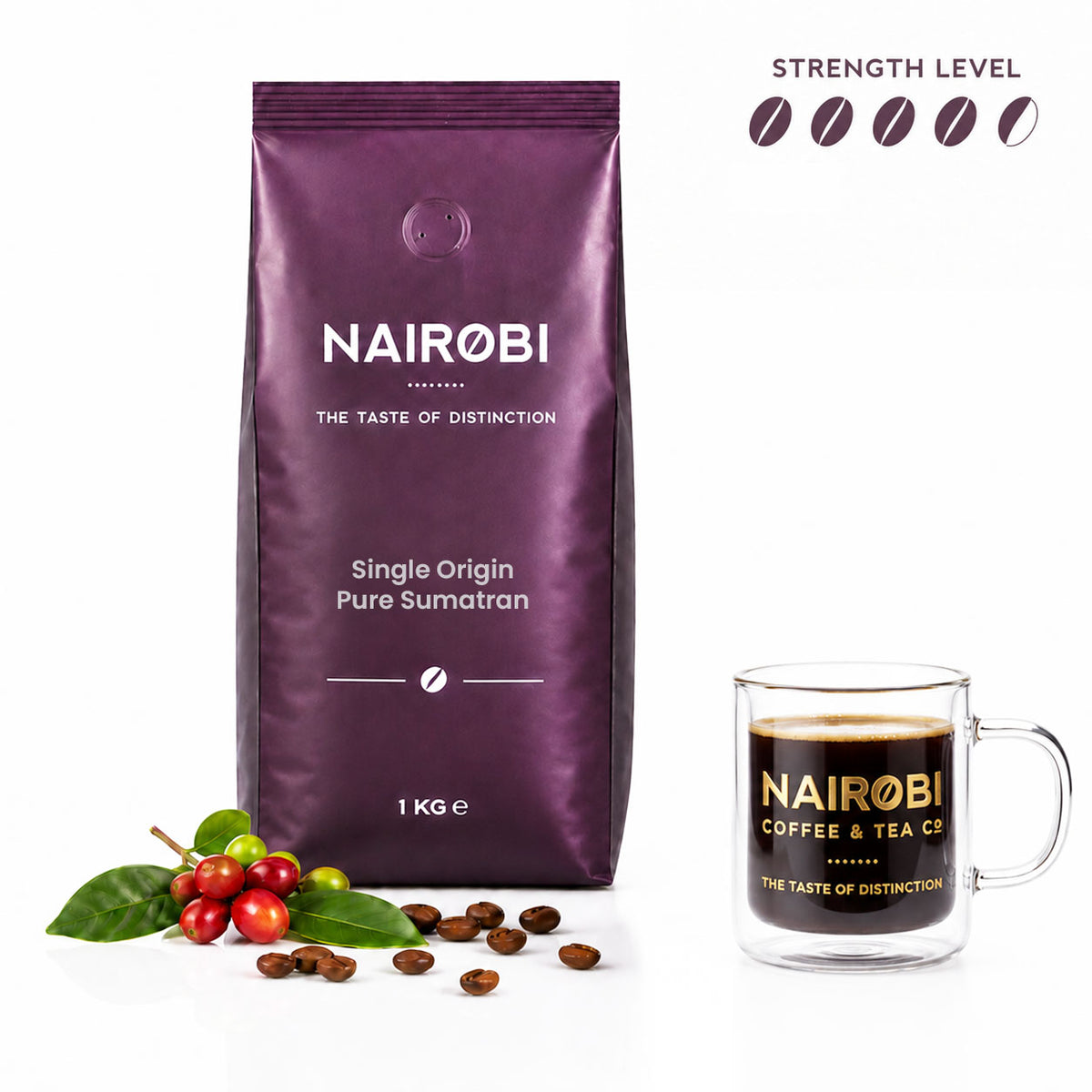 Pure Sumatran - 1kg Coffee Beans - single-origin