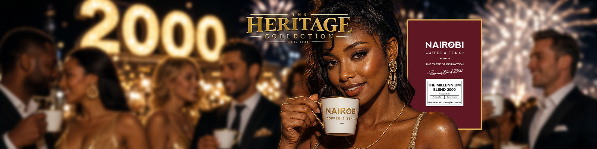 The 2000 Millennium Blend — Heritage Collection ground coffee and coffee beans