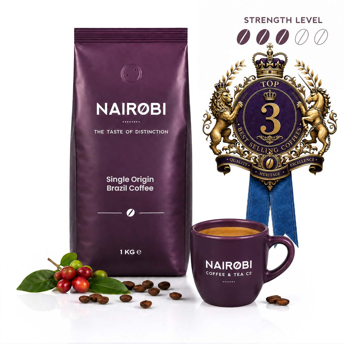 The single source Brazil coffee beans are ranked No.3 of the top 10 best coffee beans in our world