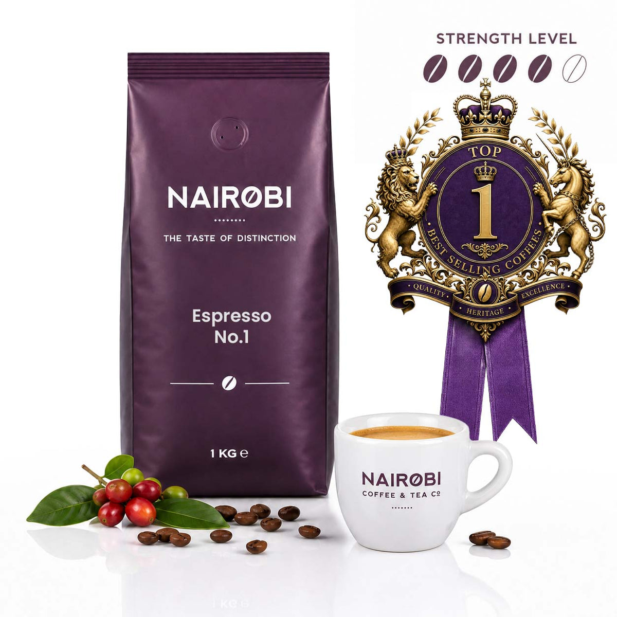 Espresso is ranked No.1 of the top 10 best coffee beans in our world