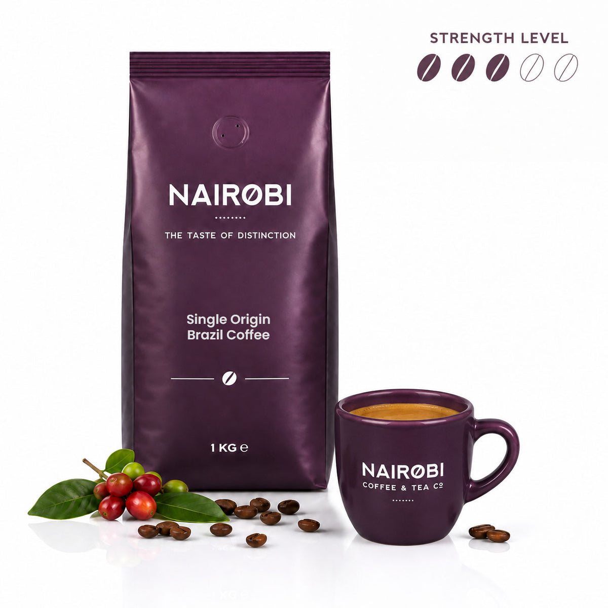 Pure Brazil - 1kg Coffee Beans - single-origin