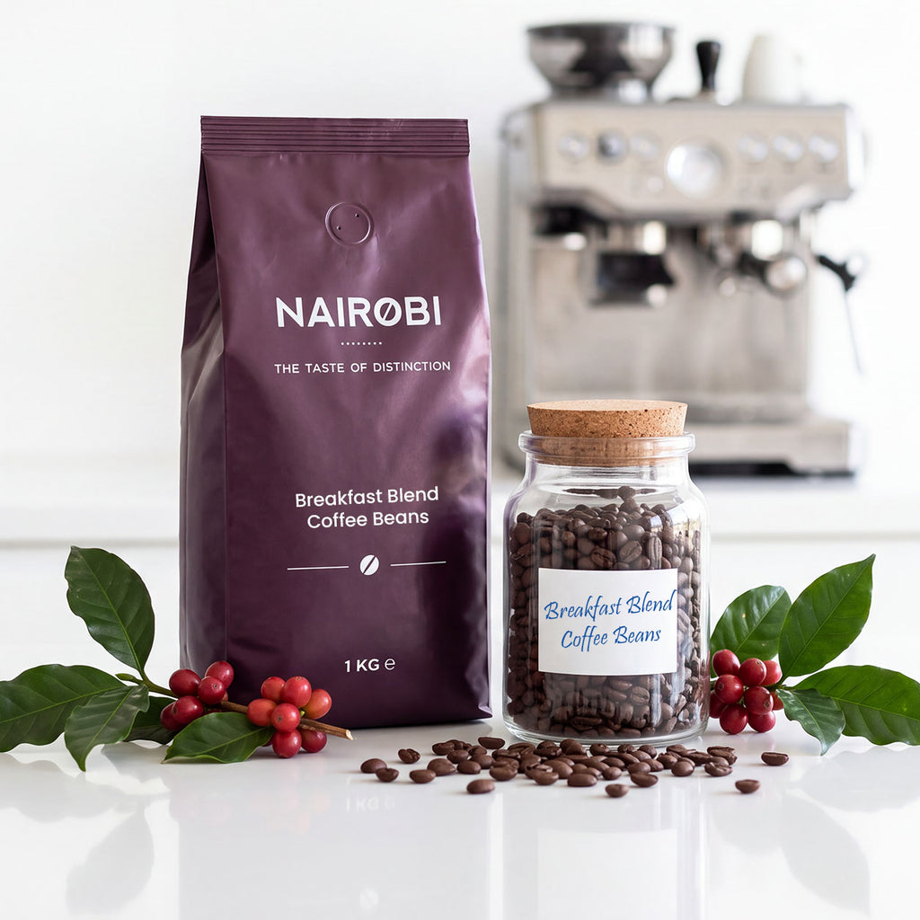 Breakfast Blend Coffee Beans for Coffee Machines