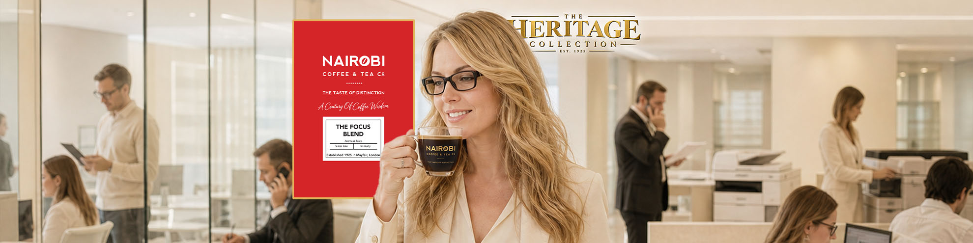 The Focus Blend — Heritage Collection ground coffee and coffee beans
