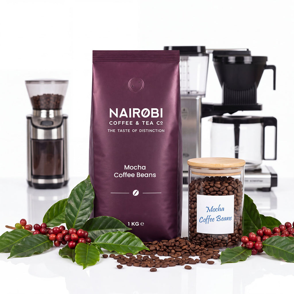 Mocha Coffee Beans for Coffee Machines
