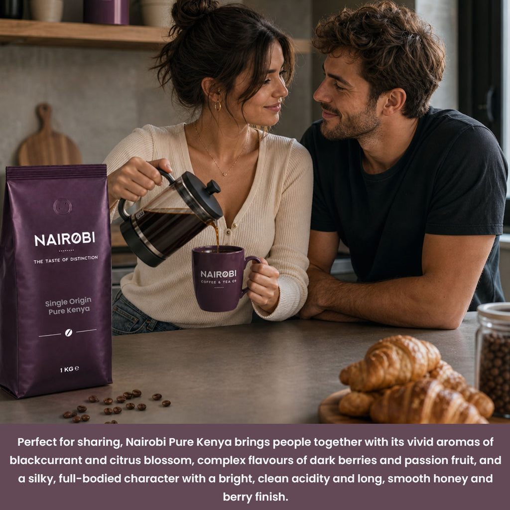 Pure Kenya Single-Origin Coffee - 1kg Coffee Beans