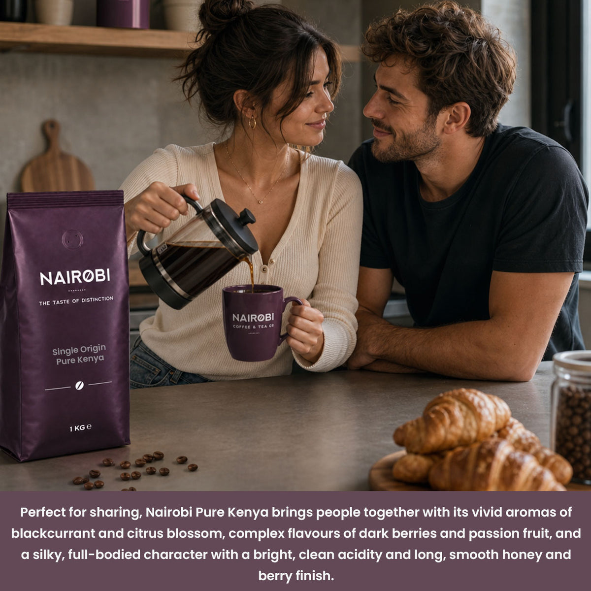 Pure Kenya Aeropress v60 cafetiere coffees