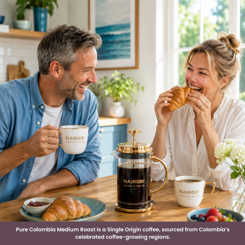 Pure Colombia - Medium Single-Origin Coffee - 1kg Coffee Beans