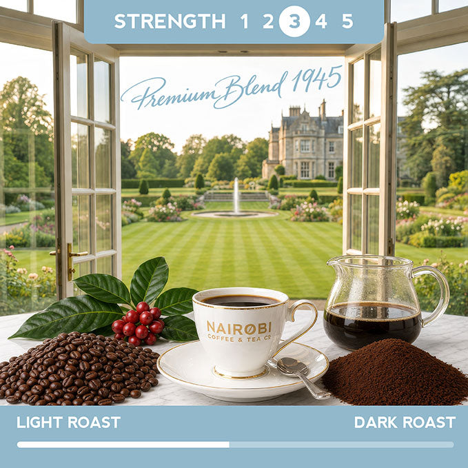 1945 Blue Mountain Blend Coffee Beans & Ground Coffee