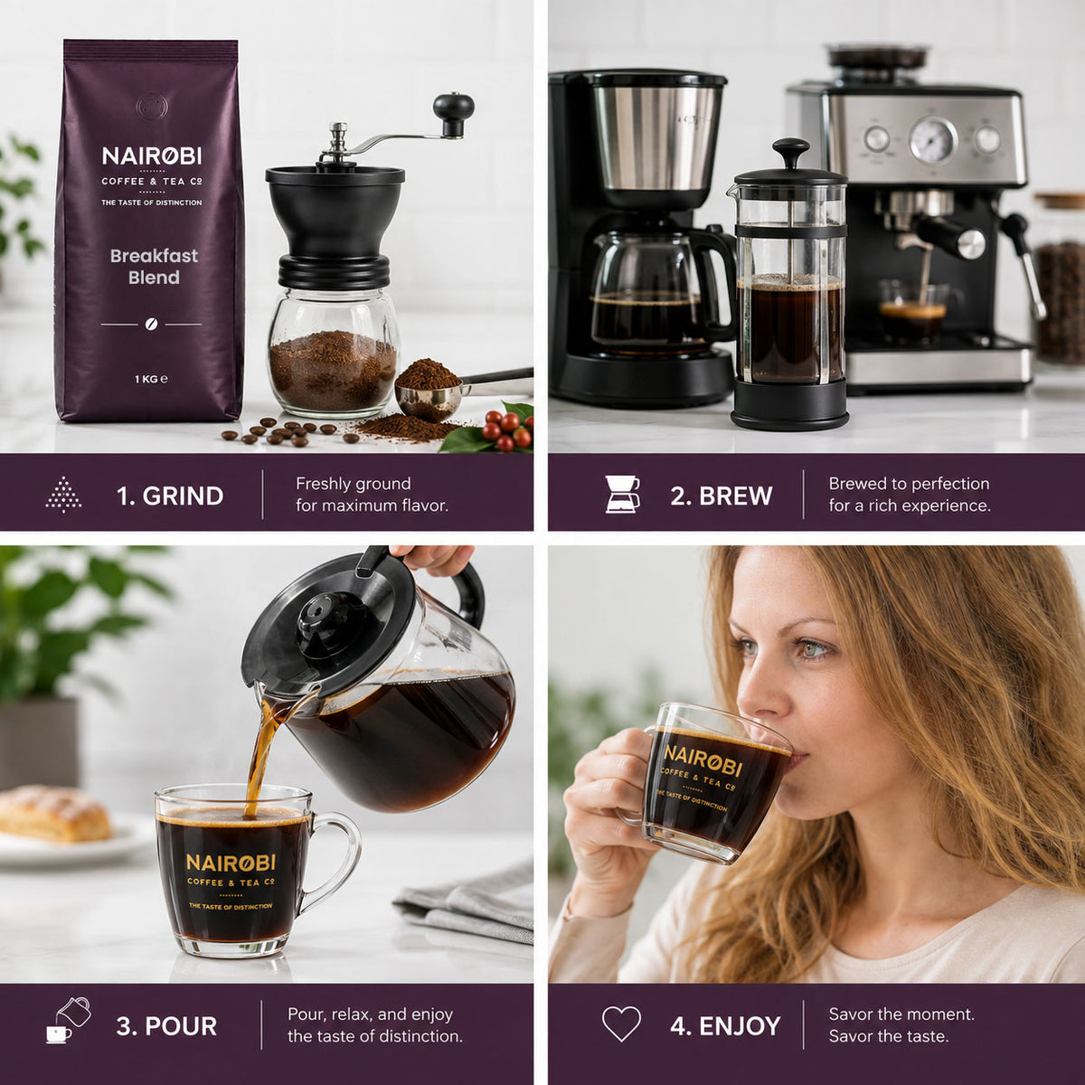 Breakfast Blend - 1kg Coffee Beans