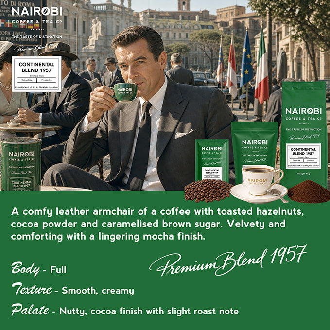 1957 Continental Blend Coffee Beans & Ground Coffee