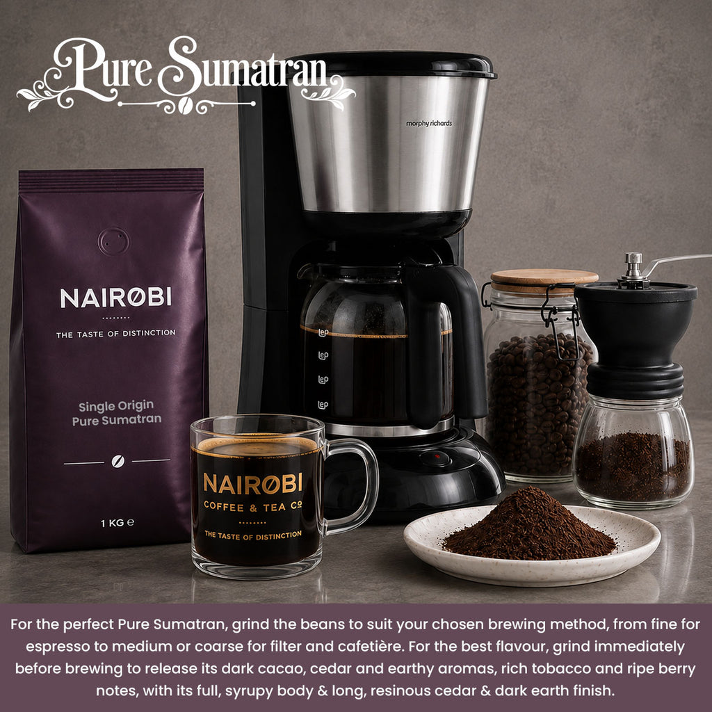 Pure Sumatran Single-Origin Coffee - 1kg Coffee Beans