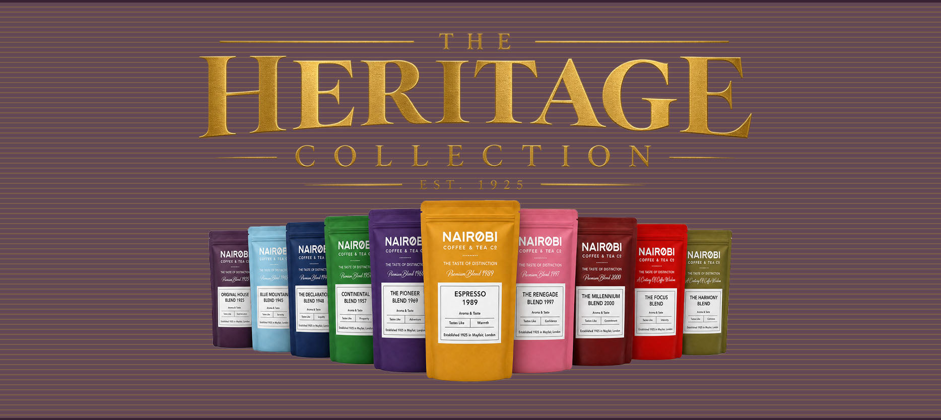 Heritage Collection Ground Coffees & Coffee beans