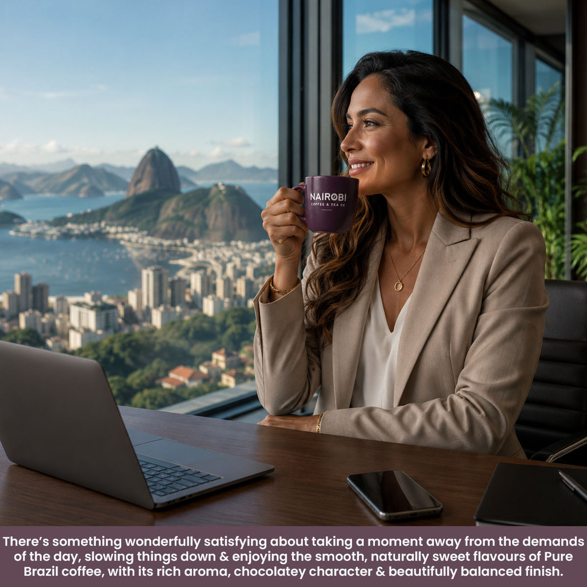 Pure Brazil Single-Origin Coffee - 1kg Coffee Beans