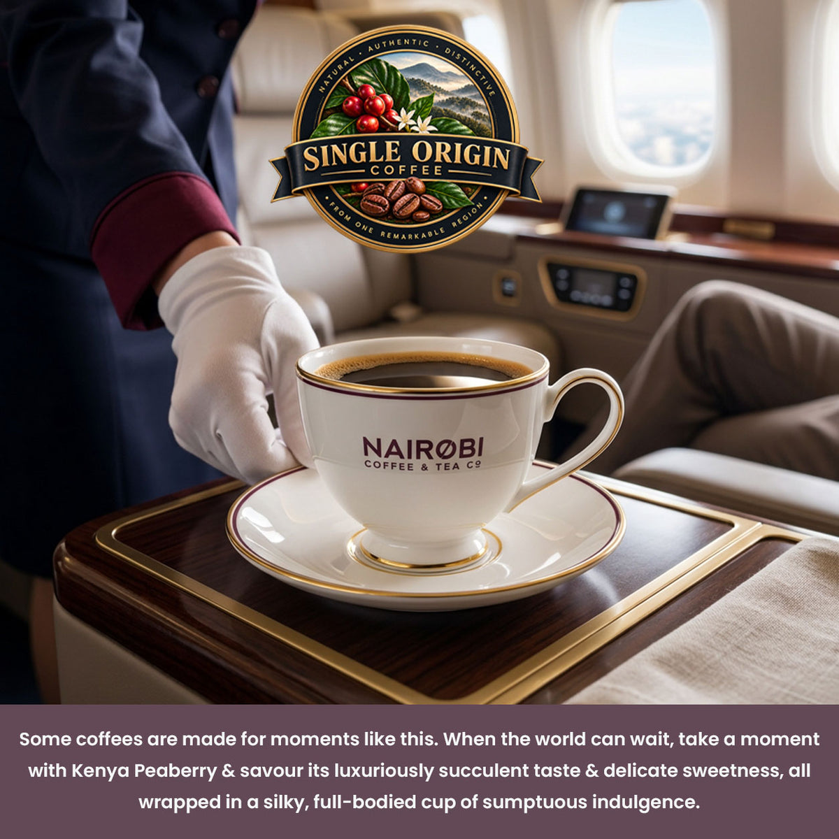 Kenya Peaberry single origin coffee beans