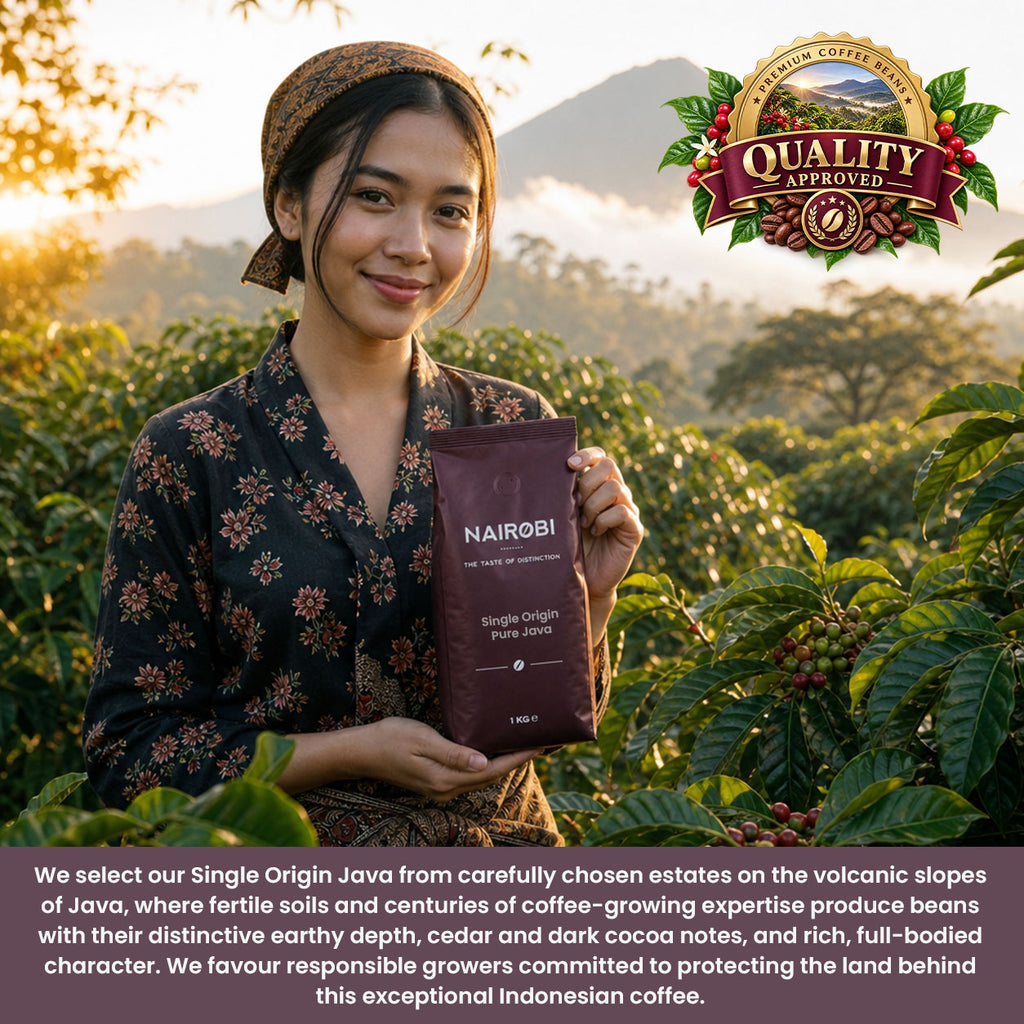 Pure Java Single-Origin Coffee - 1kg Coffee Beans