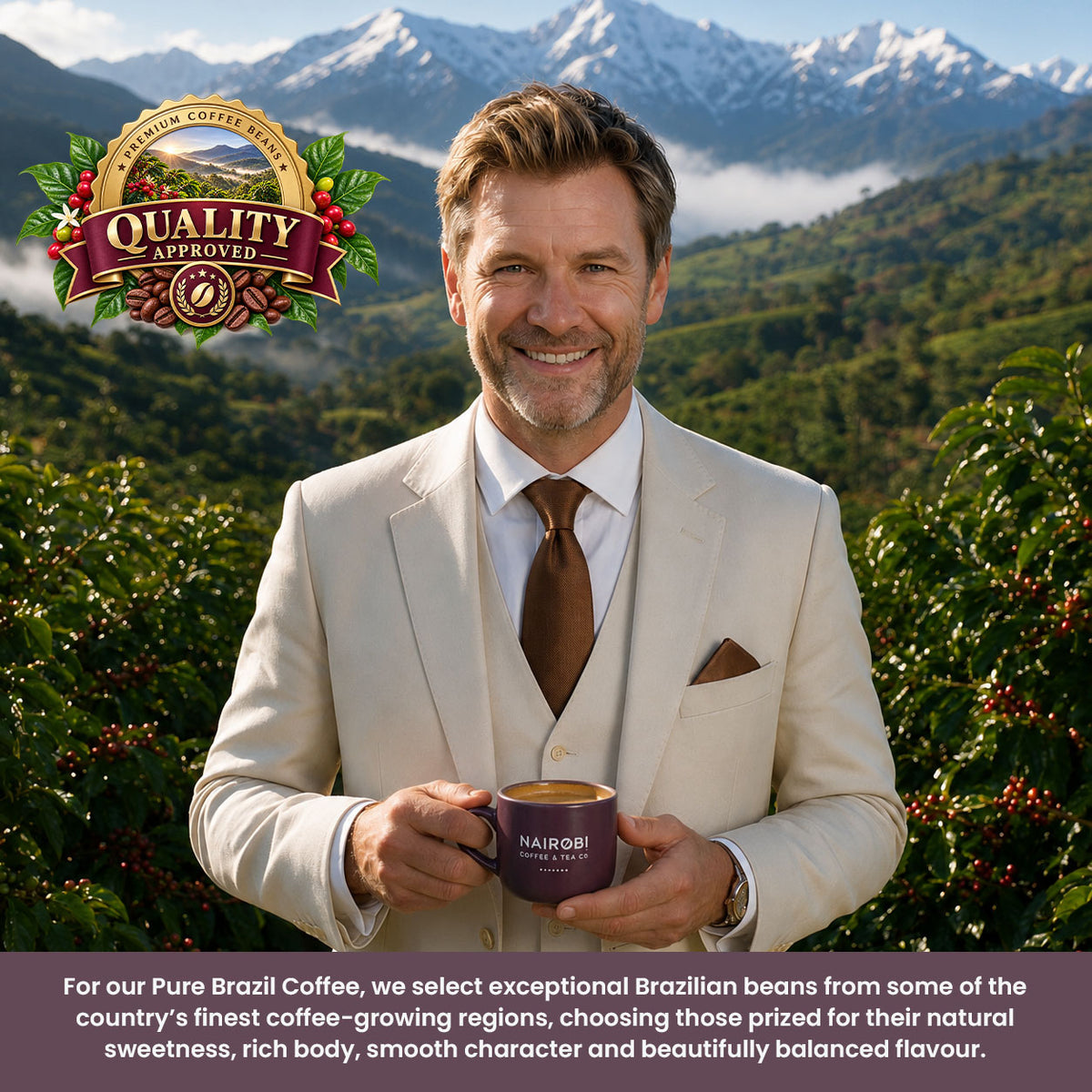 Pure Brazil purchase coffee beans ground coffee