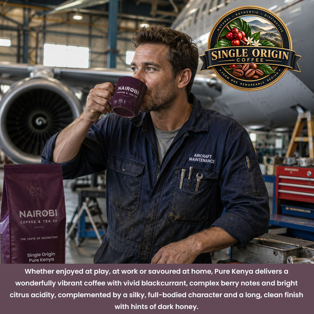 Pure Kenya Single-Origin Coffee - 1kg Coffee Beans