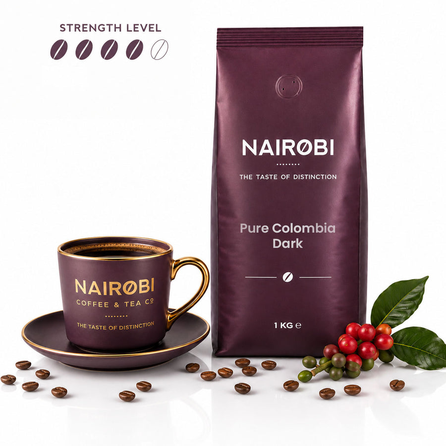 Pure Colombia - Dark Single-Origin Coffee - 1kg Coffee Beans